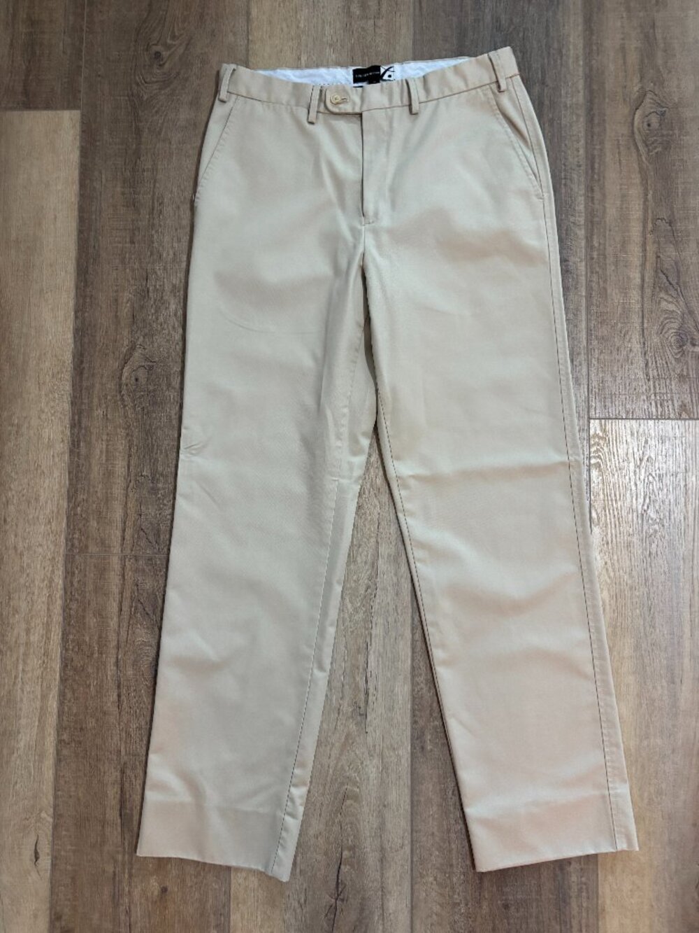 Saks Fifth Avenue Men’s Khaki Dress Pants Size 32 Pima Cotton Modal Classic Fit